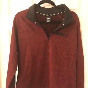 PINK workout pullover jacket